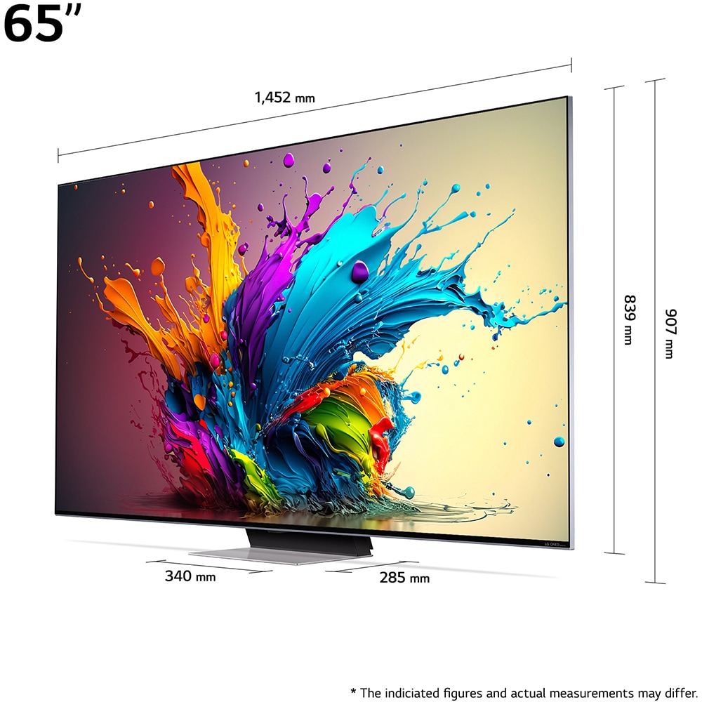 Televizor QNED MiniLED Smart LG 65QNED91T3A, Ultra HD 4K, HDR, 164cm