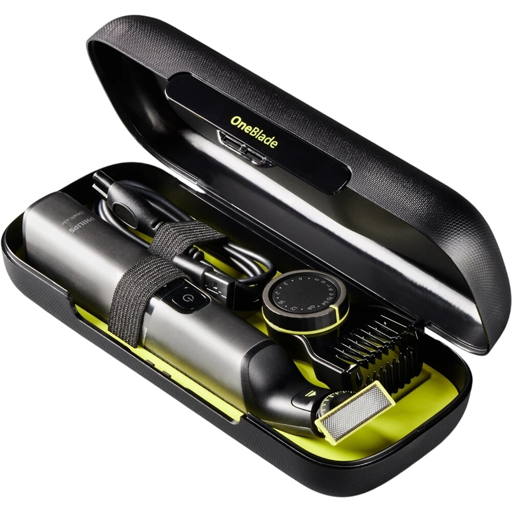 Trusa de calatorie premium PHILIPS Oneblade QP401/30, negru
