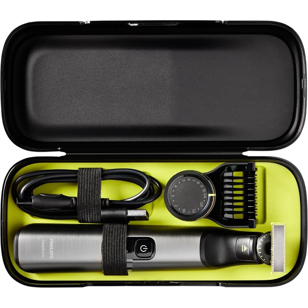 Trusa de calatorie premium PHILIPS Oneblade QP401/30, negru