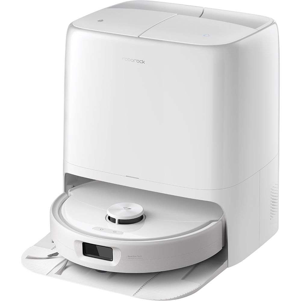 Aspirator robot ROBOROCK Qrevo 2 Pro, 0.27l, autonomie max 250 min, Navigare Lidar, Tehnologie SpiraFlow, alb