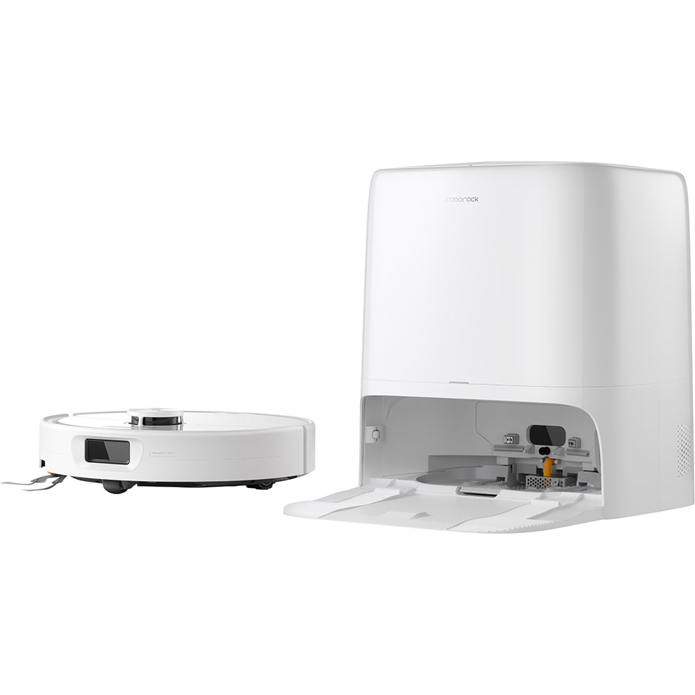 Aspirator robot ROBOROCK Qrevo 2 Pro, 0.27l, autonomie max 250 min, Navigare Lidar, Tehnologie SpiraFlow, alb