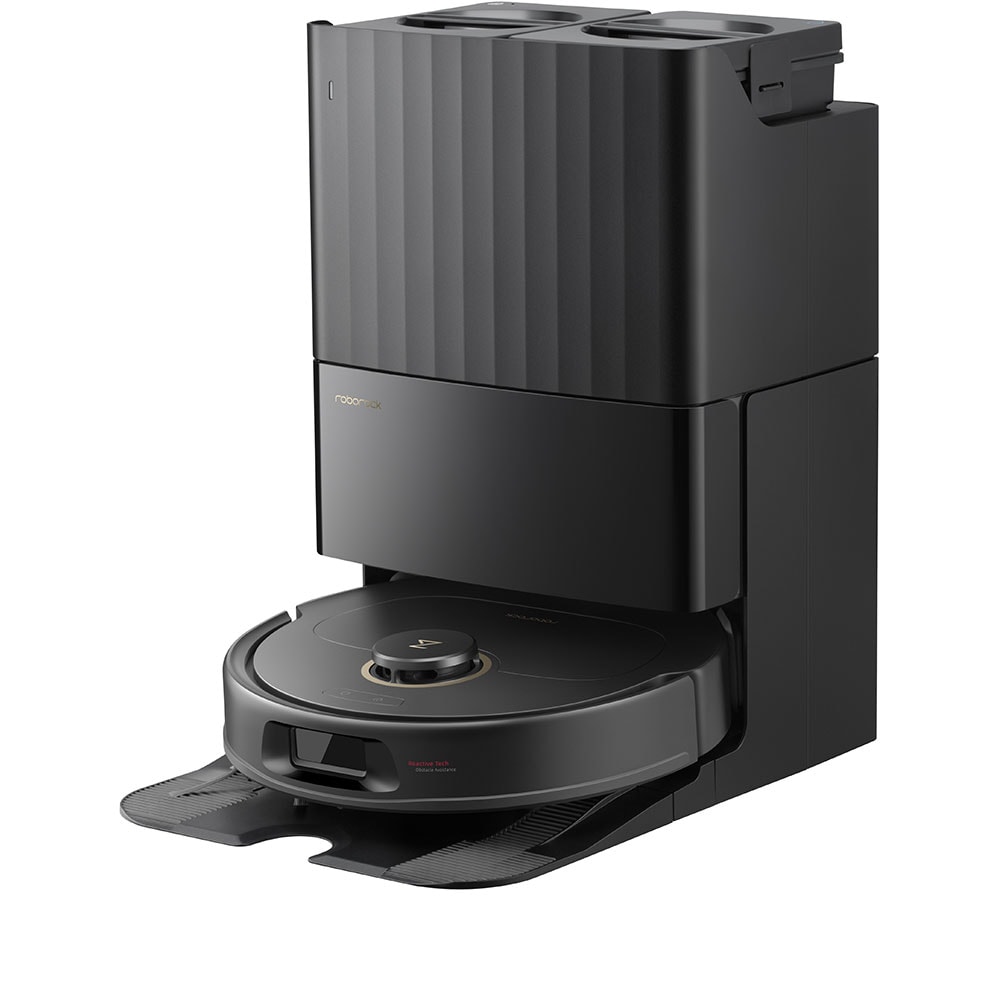 Aspirator robot ROBOROCK Qrevo 5AE QREVO5AEB, 0.33l, autonomie max 60 min, functie mop, negru