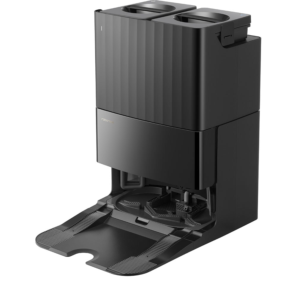 Aspirator robot ROBOROCK Qrevo 5AE QREVO5AEB, 0.33l, autonomie max 60 min, functie mop, negru