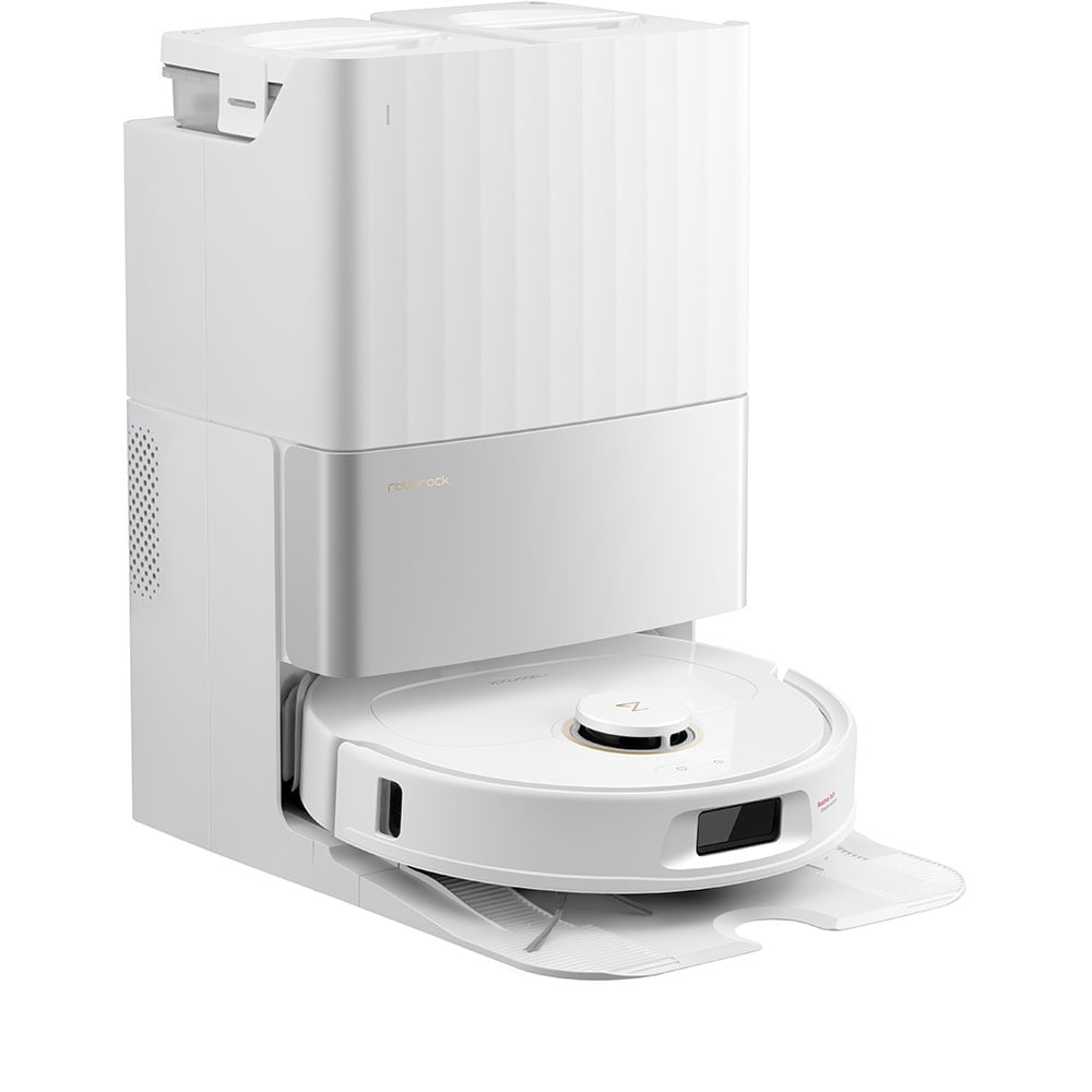 Aspirator robot ROBOROCK Qrevo 5AE QREVO5AEW, 0.33l, autonomie max 60 min, functie mop, alb