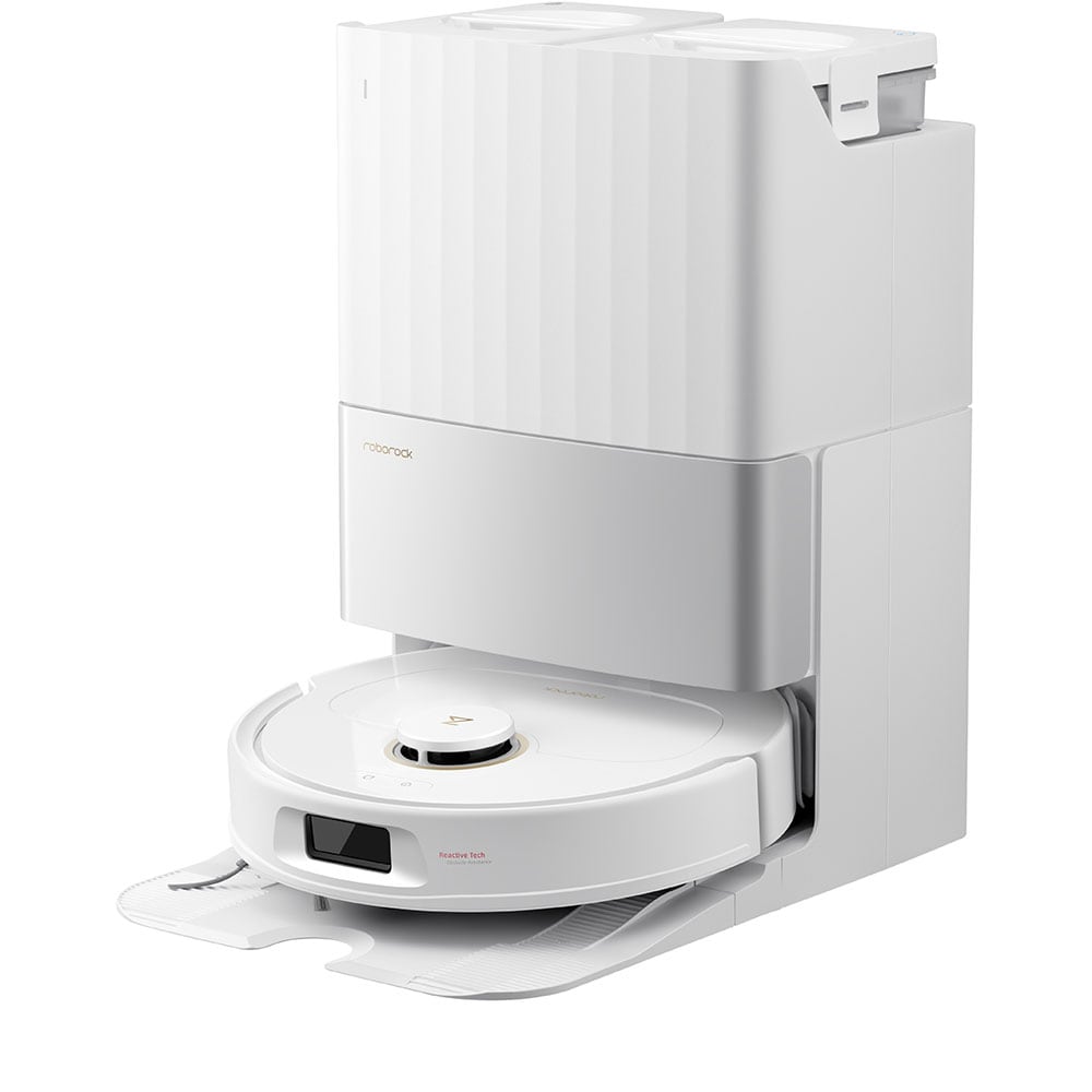 Aspirator robot ROBOROCK Qrevo 5AE QREVO5AEW, 0.33l, autonomie max 60 min, functie mop, alb
