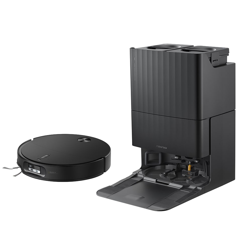 Aspirator robot ROBOROCK Qrevo Edge 2 QREVOEDGE2B, 0.24l autonomie max 300 min, Tehnologie FlexiArm, Reactive AI, negru