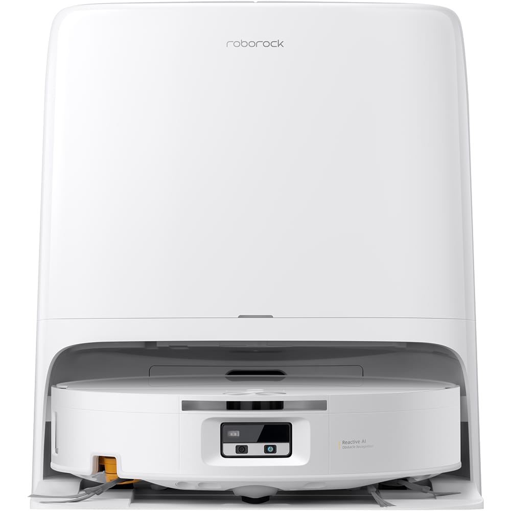 Aspirator robot ROBOROCK Qrevo Edge 2 Flow, 0.24l, autonomie max 240 min, Navigare Lidar, Tehnologie SpiraFlow, alb