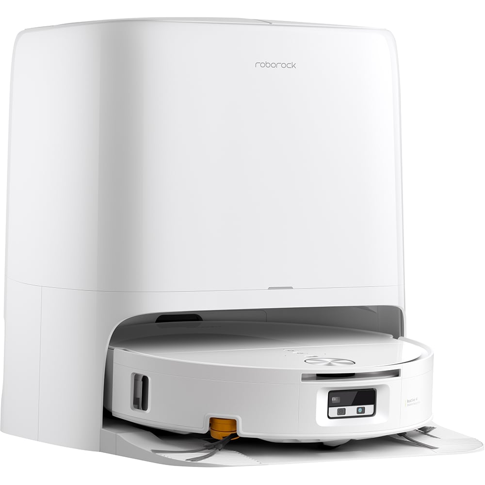 Aspirator robot ROBOROCK Qrevo Edge 2 Flow, 0.24l, autonomie max 240 min, Navigare Lidar, Tehnologie SpiraFlow, alb