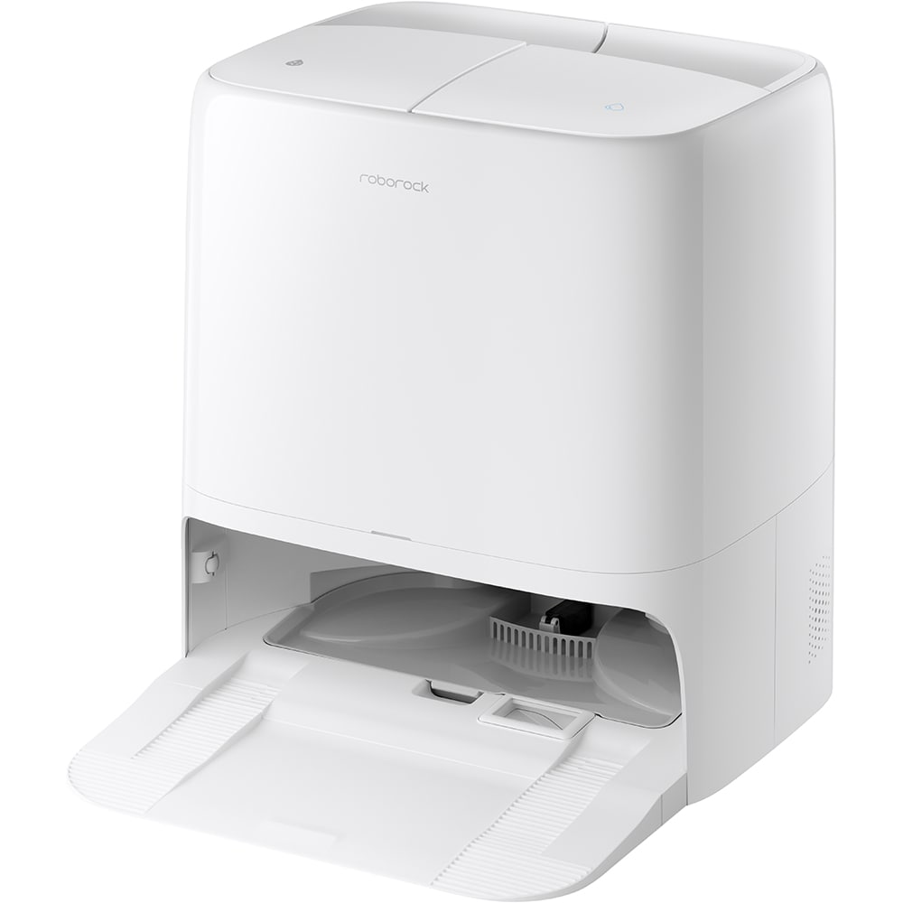 Aspirator robot ROBOROCK Qrevo Edge 2 Flow, 0.24l, autonomie max 240 min, Navigare Lidar, Tehnologie SpiraFlow, alb