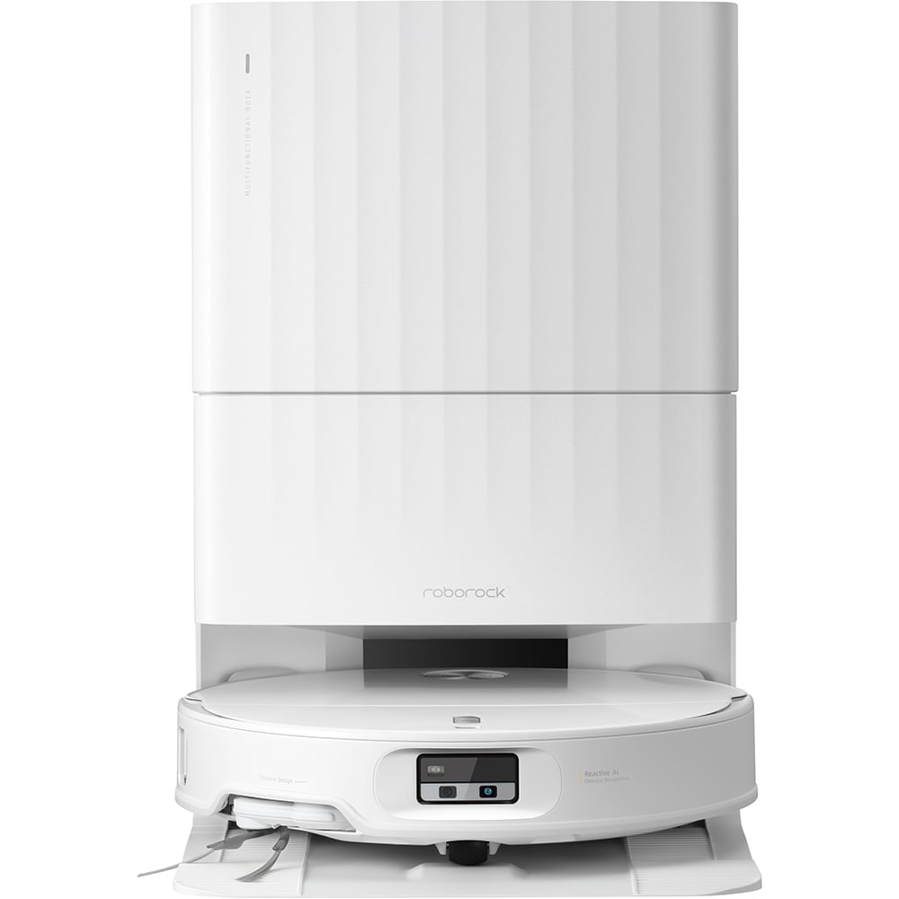 Aspirator robot ROBOROCK Qrevo Edge 2 QREVOEDGE2W, 0.24l autonomie max 300 min, Tehnologie FlexiArm, Reactive AI, alb