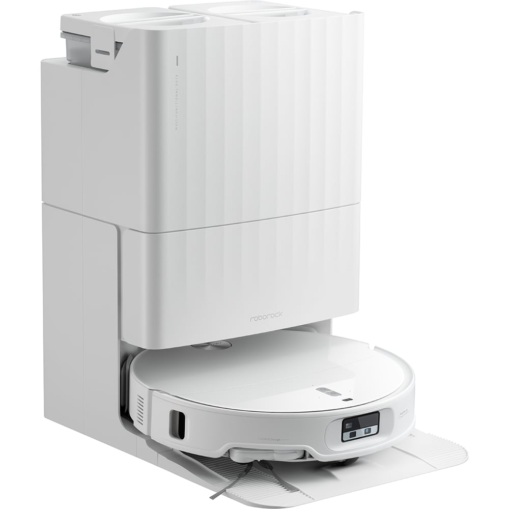 Aspirator robot ROBOROCK Qrevo Edge 2 QREVOEDGE2W, 0.24l autonomie max 300 min, Tehnologie FlexiArm, Reactive AI, alb