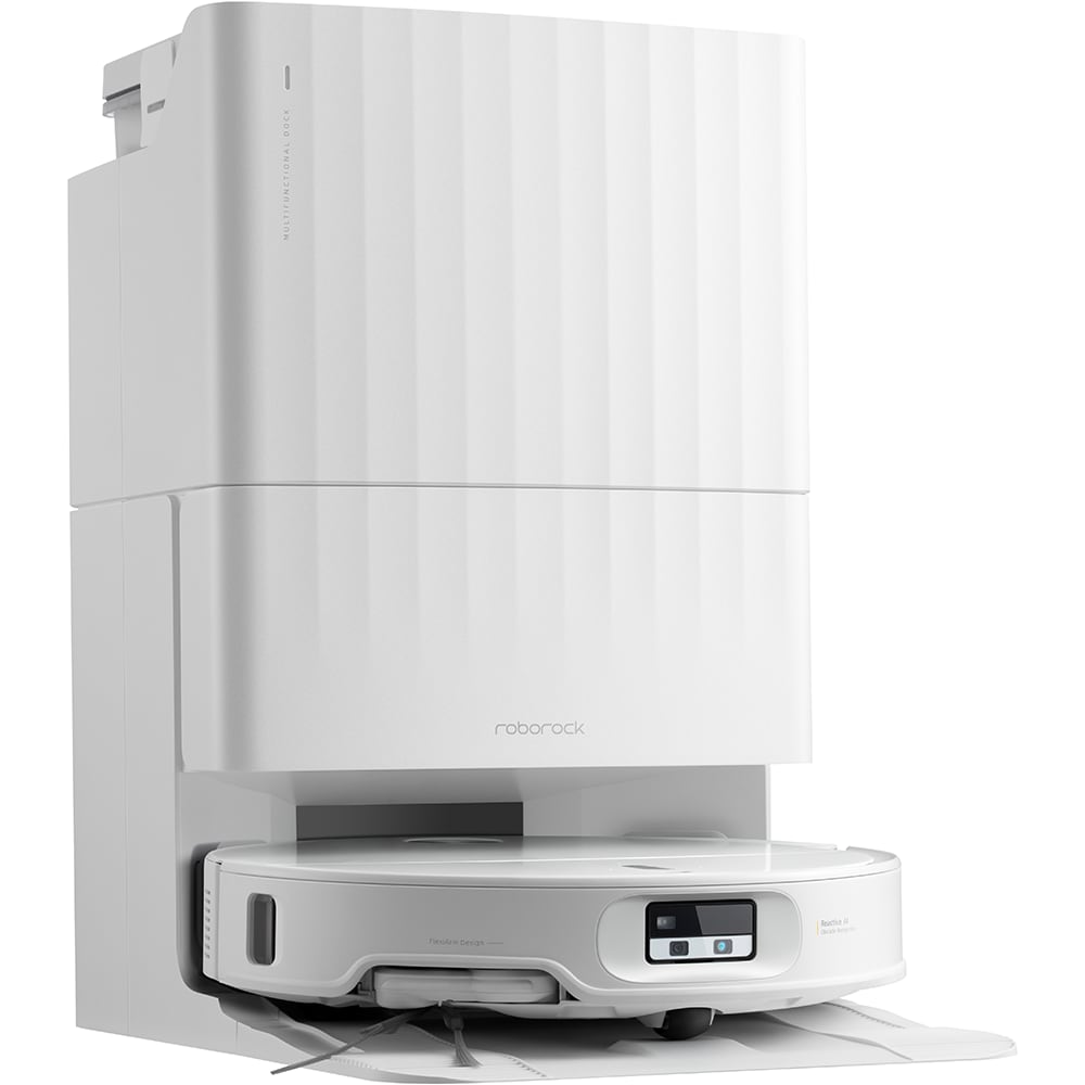 Aspirator robot ROBOROCK Qrevo Edge 2 QREVOEDGE2W, 0.24l autonomie max 300 min, Tehnologie FlexiArm, Reactive AI, alb
