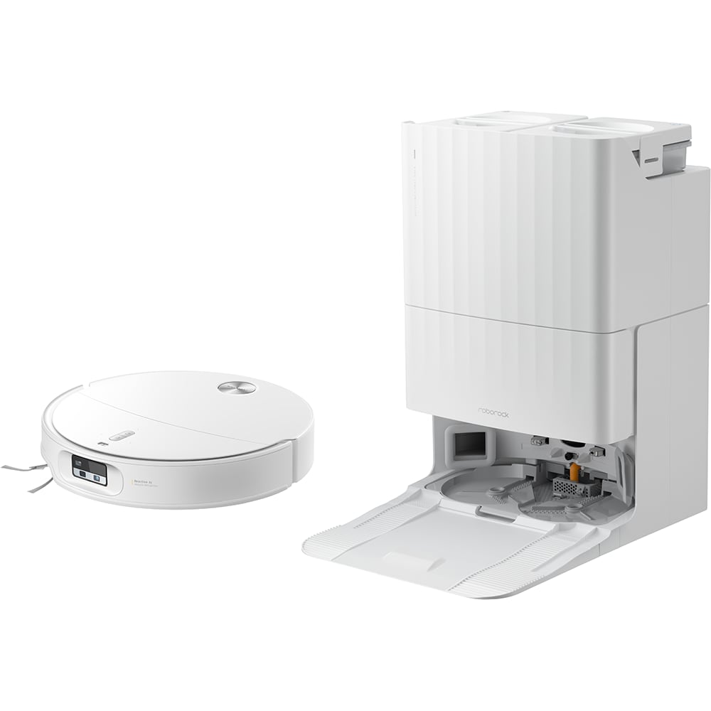 Aspirator robot ROBOROCK Qrevo Edge 2 QREVOEDGE2W, 0.24l autonomie max 300 min, Tehnologie FlexiArm, Reactive AI, alb