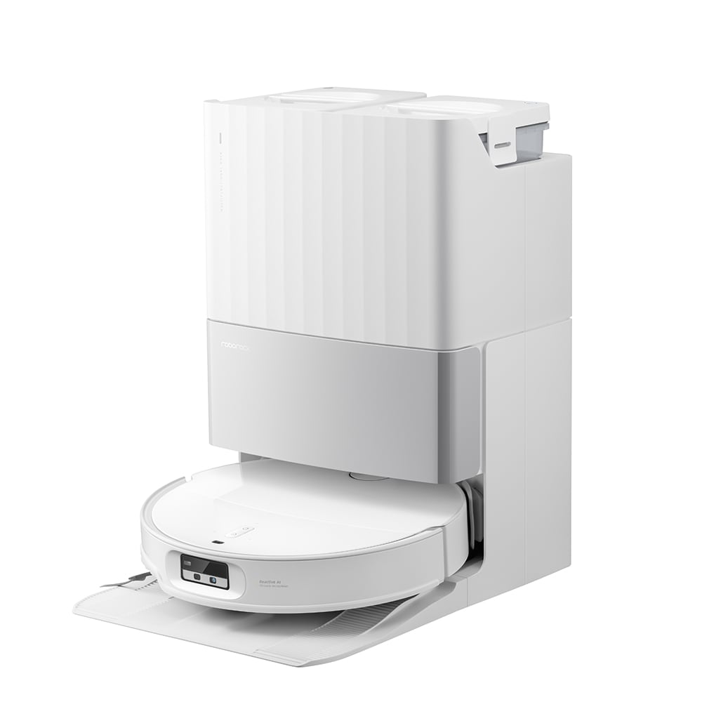 Aspirator robot ROBOROCK Qrevo Edge T QREVOEDGET, 0.25l, autonomie max 180 min, functie mop, LiDAR, alb
