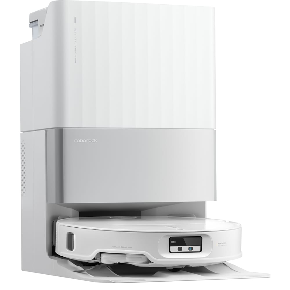 Aspirator robot ROBOROCK Qrevo Edge T QREVOEDGET, 0.25l, autonomie max 180 min, functie mop, LiDAR, alb