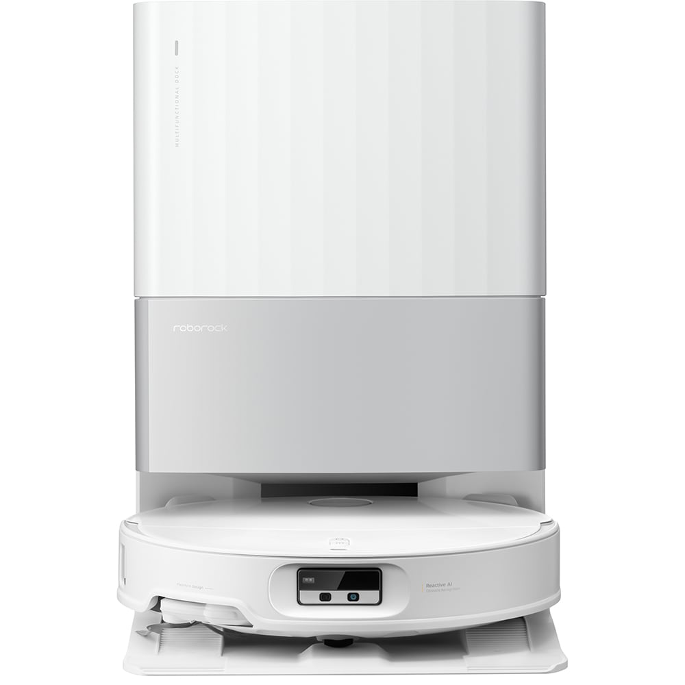 Aspirator robot ROBOROCK Qrevo Edge T QREVOEDGET, 0.25l, autonomie max 180 min, functie mop, LiDAR, alb