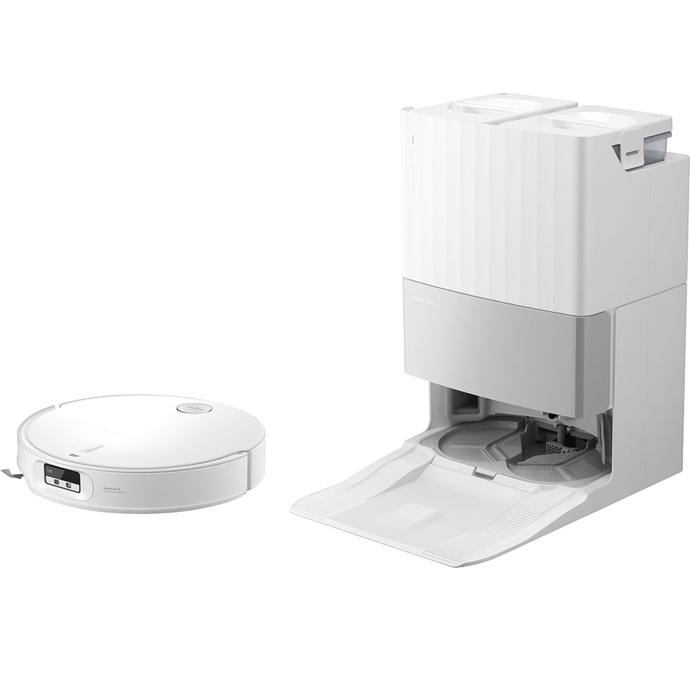 Aspirator robot ROBOROCK Qrevo Edge T QREVOEDGET, 0.25l, autonomie max 180 min, functie mop, LiDAR, alb