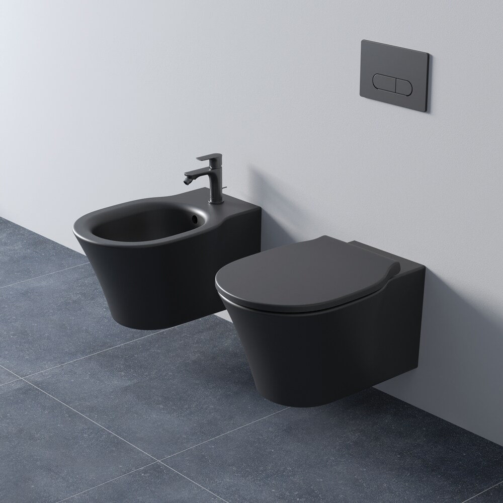 Clapeta actionare IDEAL STANDARD Oleas R0115A6, dubla actionare, negru mat