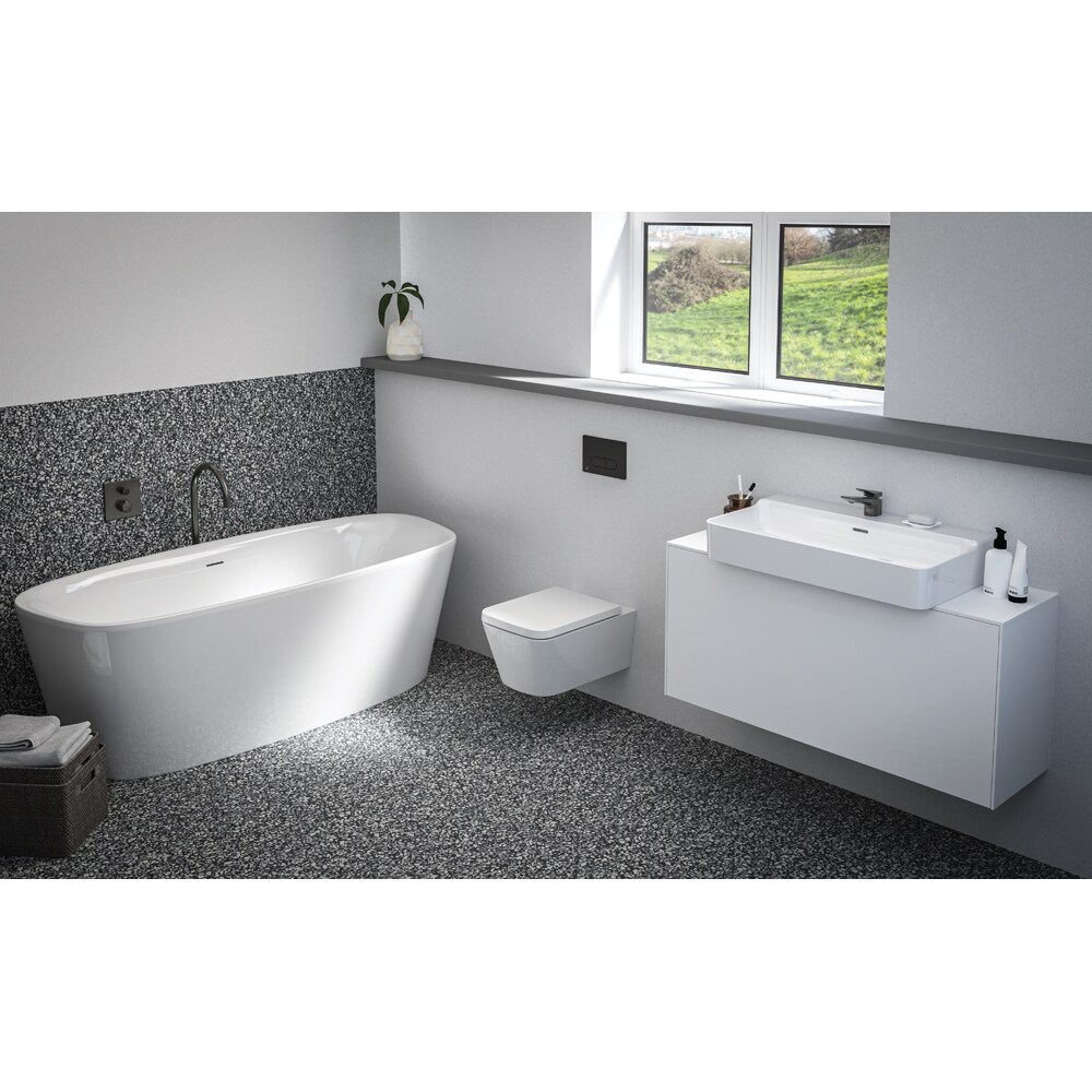 Clapeta actionare IDEAL STANDARD Oleas R0115A6, dubla actionare, negru mat