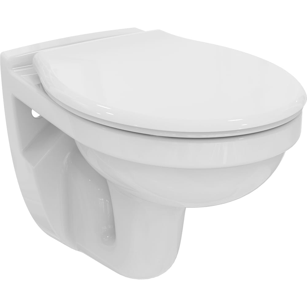 Vas WC IDEAL STANDARD Alpha R034801, ceramica, evacuare orizontala, 37 x 52.5 x 40 cm, alb