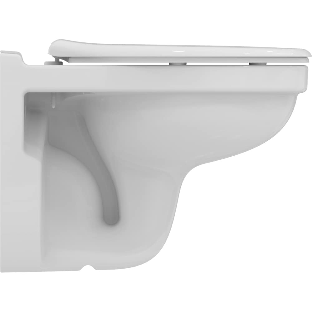 Vas WC IDEAL STANDARD Alpha R034801, ceramica, evacuare orizontala, 37 x 52.5 x 40 cm, alb