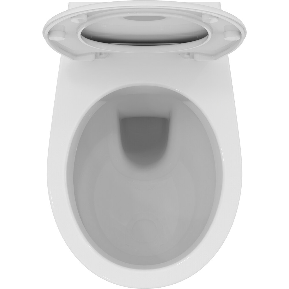 Vas WC IDEAL STANDARD Alpha R034801, ceramica, evacuare orizontala, 37 x 52.5 x 40 cm, alb