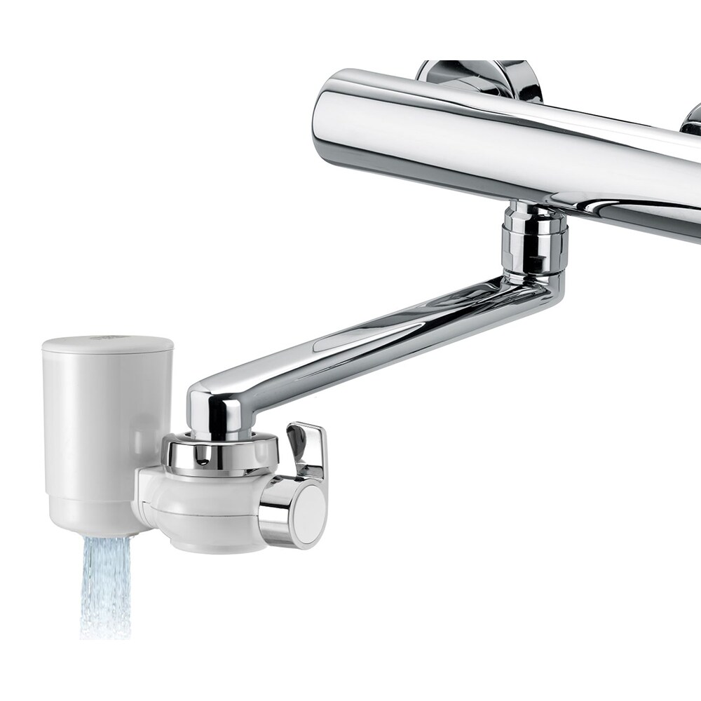 Filtru robinet LAICA Genova HydroSmart Metal Stop R20AA01, alb