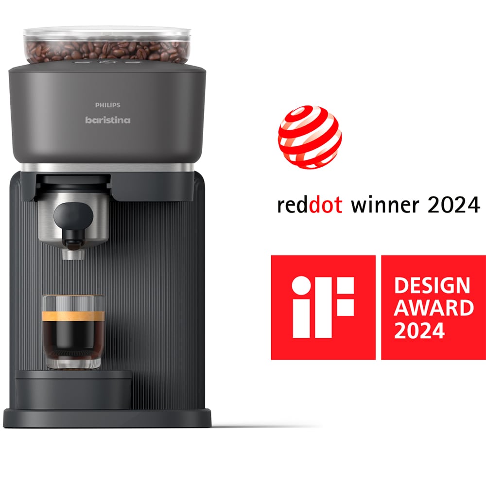 Espressor manual PHILIPS Baristina BAR300/60, 1.2l, 1550W, 16 bar, negru