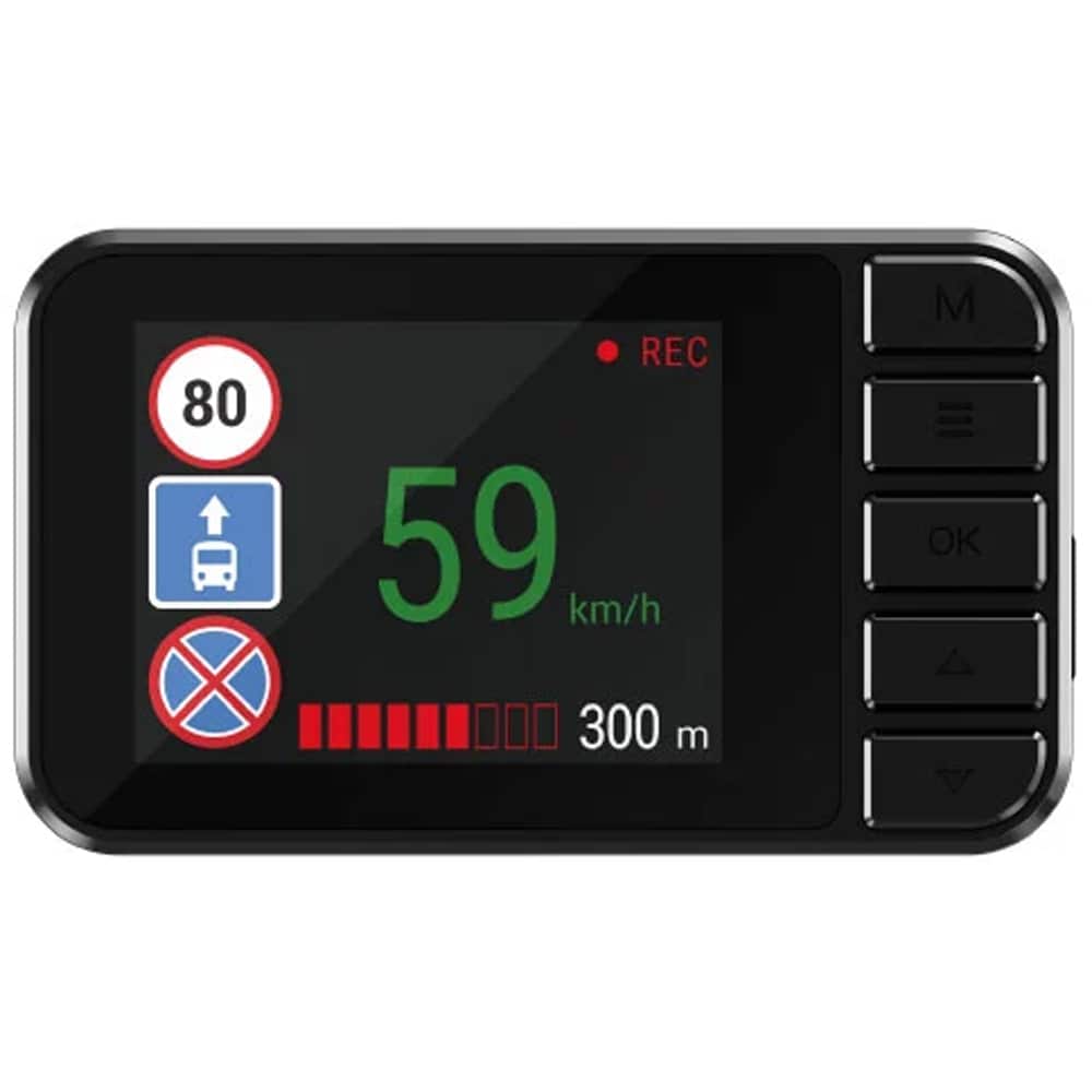 Camera auto DVR NAVITEL R385 GPS, 2", 2K, G-Senzor, negru