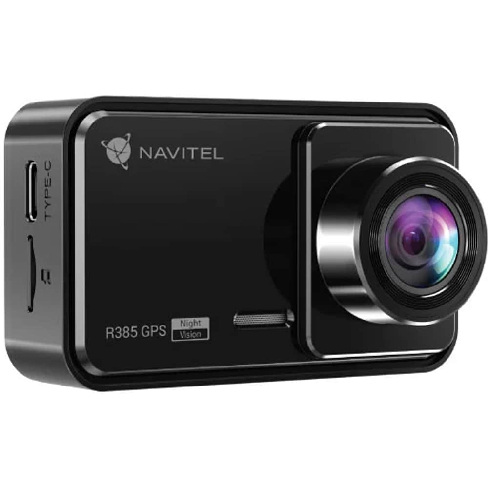 Camera auto DVR NAVITEL R385 GPS, 2", 2K, G-Senzor, negru