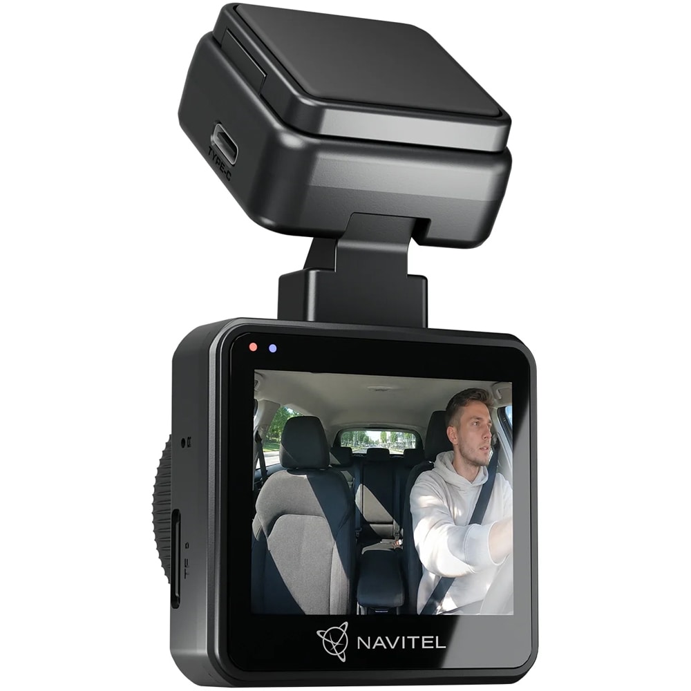 Camera auto DVR NAVITEL R600 Pro, 2", 2.7K, G-Senzor, negru