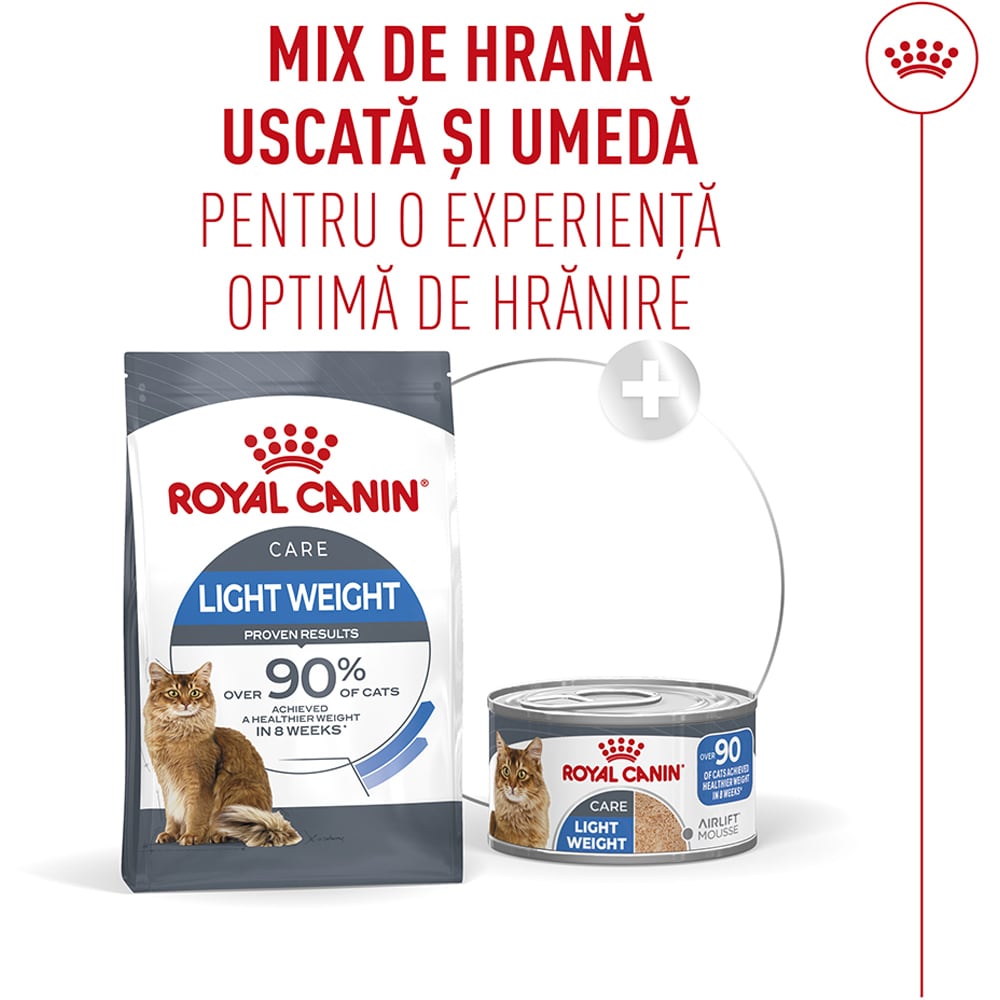 Hrana umeda pentru pisici ROYAL CANIN FCN Light Weight Care Air, Adult, 85 g