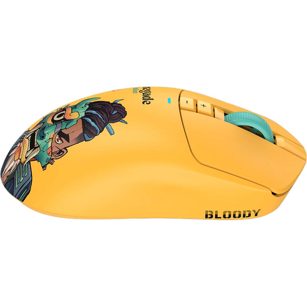 Mouse Gaming Wireless A4TECH R72 Ultra Renegade Sunset, 20000 dpi, galben