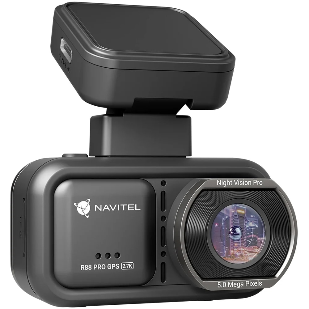 Camera auto DVR NAVITEL R88 Pro GPS, 1.45", 2.7K, GPS, G-Senzor, negru