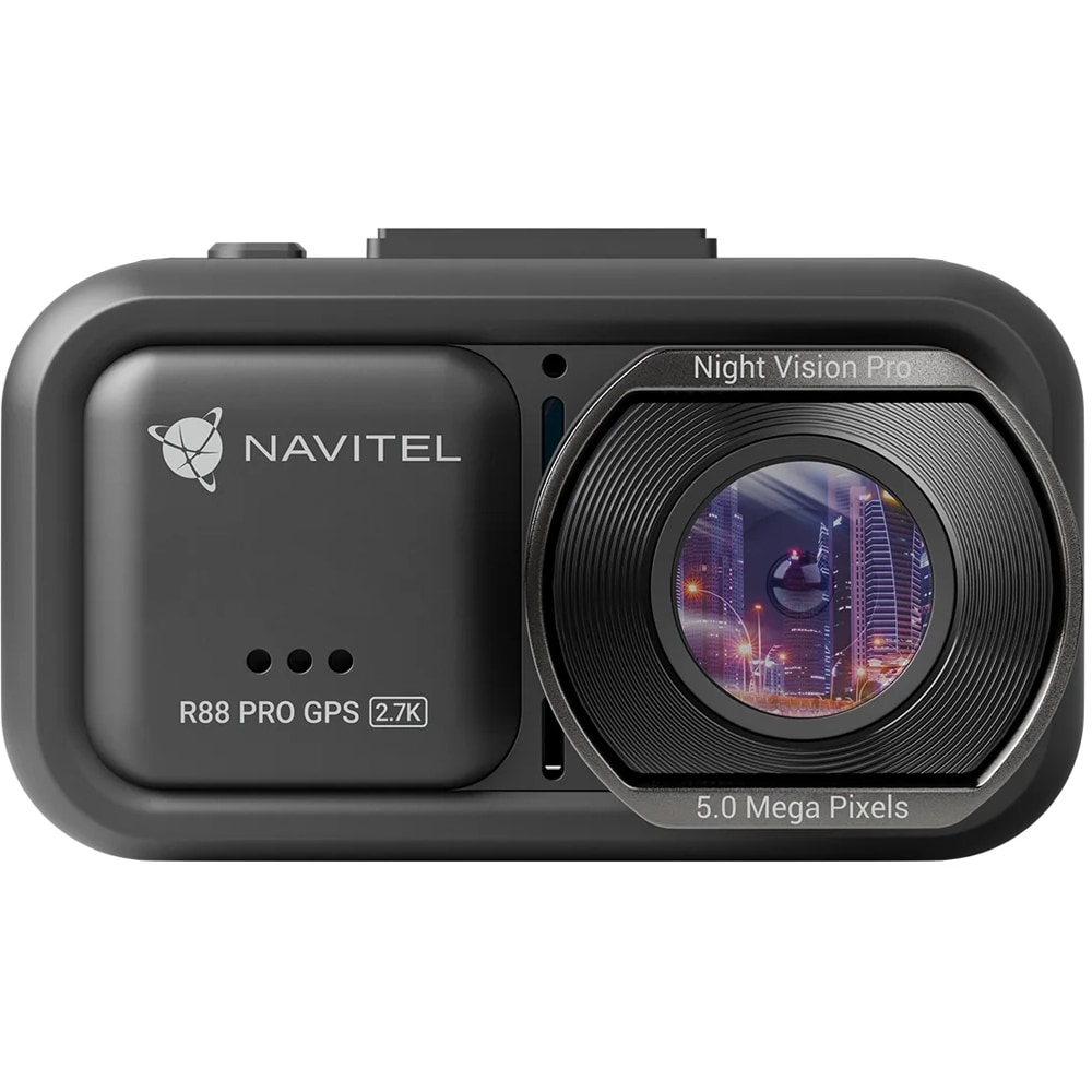 Camera auto DVR NAVITEL R88 Pro GPS, 1.45", 2.7K, GPS, G-Senzor, negru