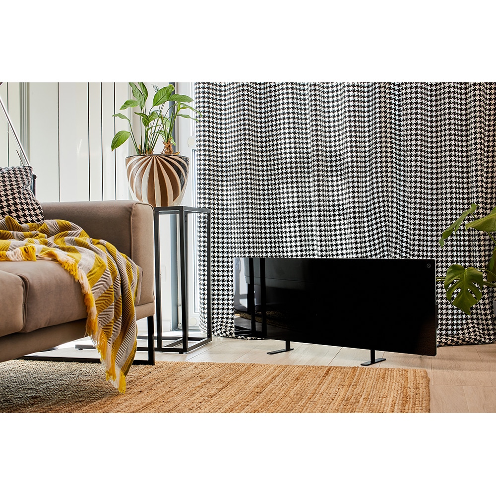 Convector electric de podea/perete AENO AGH0002S, 700W, Wi-Fi, Infrarosu, negru