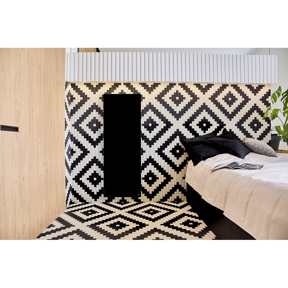 Convector electric de podea/perete AENO AGH0002S, 700W, Wi-Fi, Infrarosu, negru