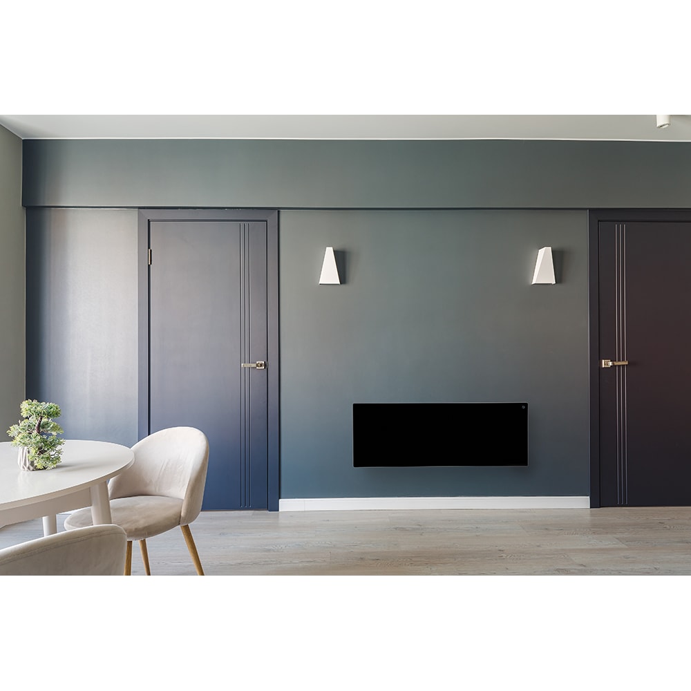 Convector electric de podea/perete AENO AGH0002S, 700W, Wi-Fi, Infrarosu, negru