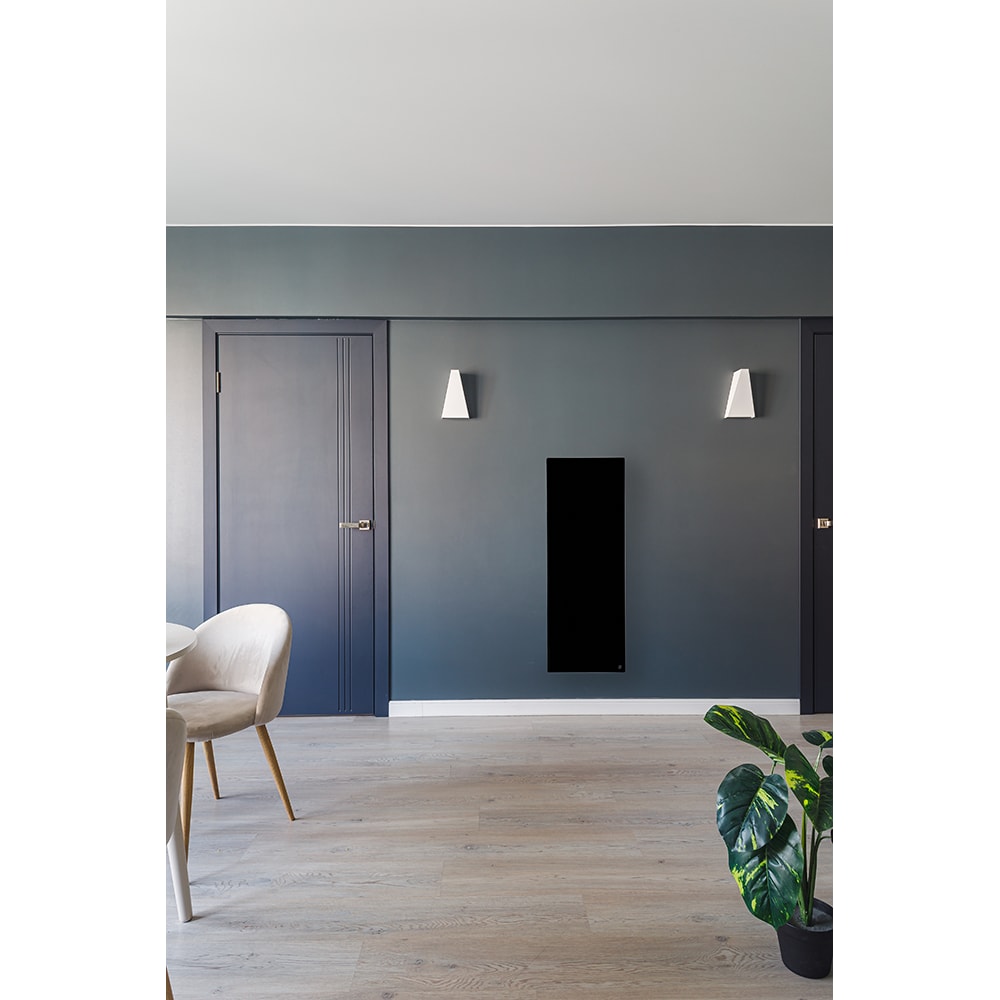 Convector electric de podea/perete AENO AGH0002S, 700W, Wi-Fi, Infrarosu, negru