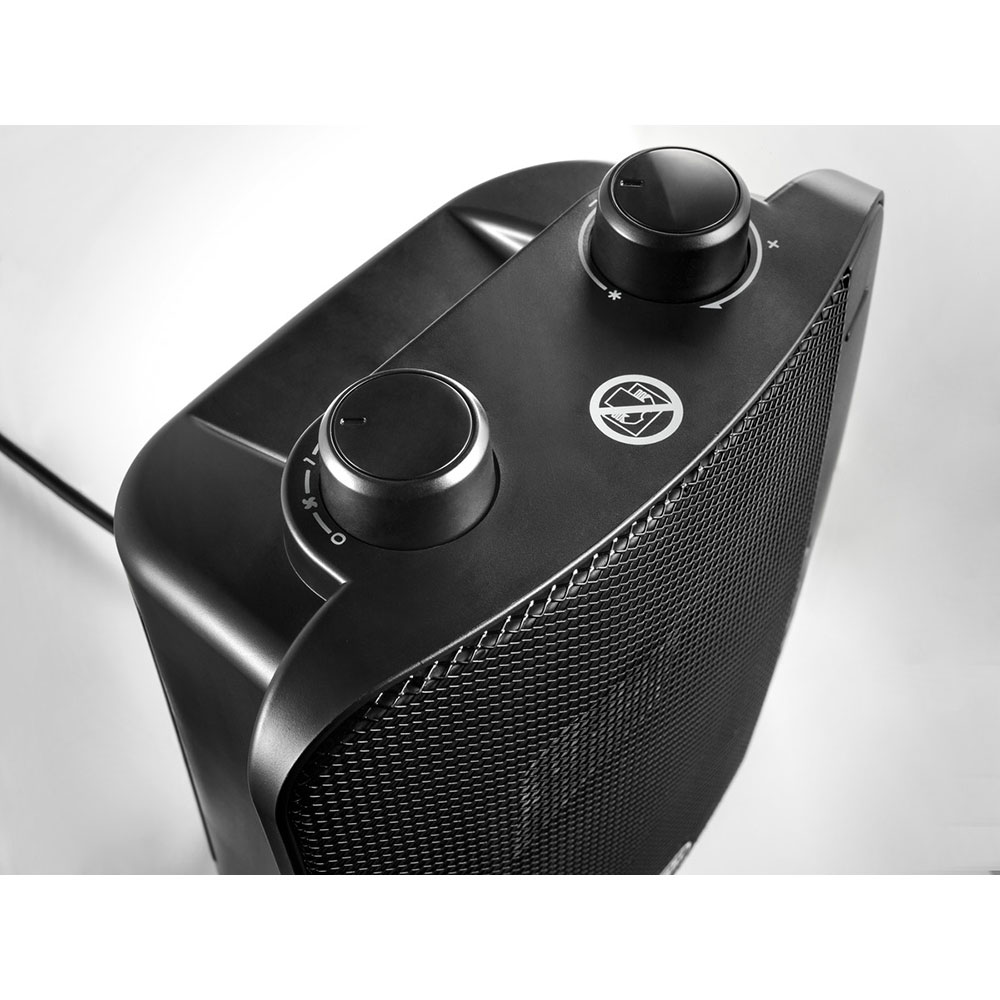 Aeroterma DeLonghi DCH6031.B, 2 trepte viteza, 2000W, negru