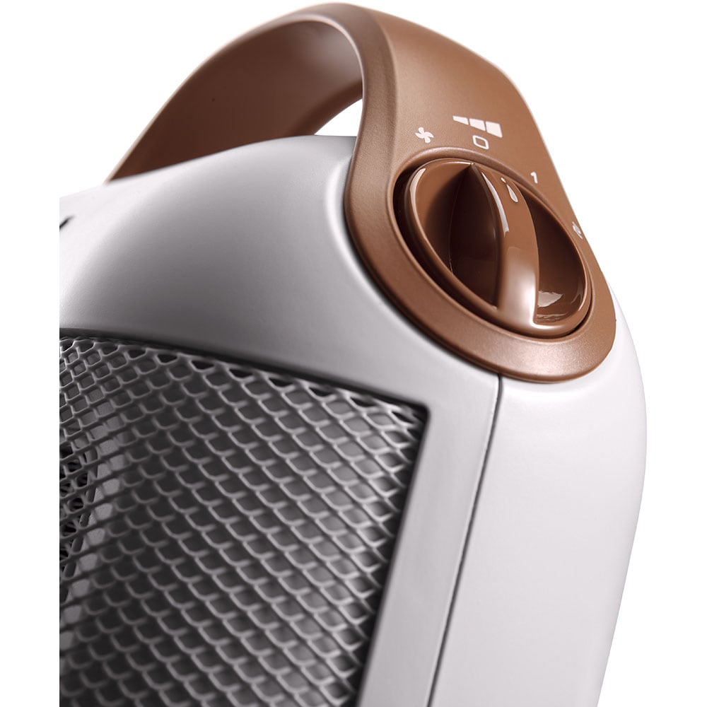 Aeroterma DELONGHI HFX30C18.IW, 2 trepte viteza, 1800W, alb