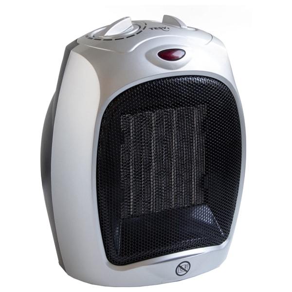 Aeroterma TESY HL 232 V PTC, 2 trepte de putere, 1800W, argintiu