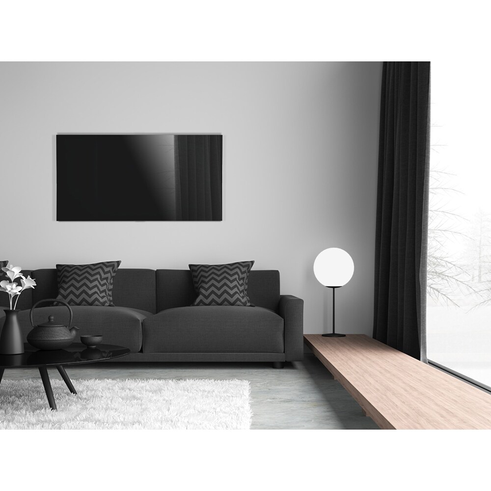 Panou radiant electric de perete CEMRE Basic, 400W, IP44, negru