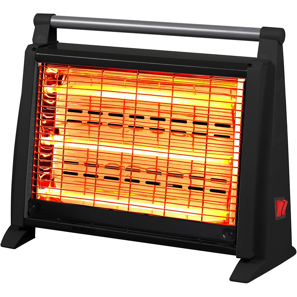 Radiator electric de podea LUXELL LX2832, 3 trepte de putere, 1500W, negru