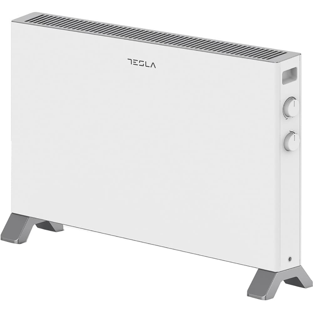 Convector electric de podea TESLA PC302W, 3 trepte putere, 2000W, protectie supraincalzire, alb