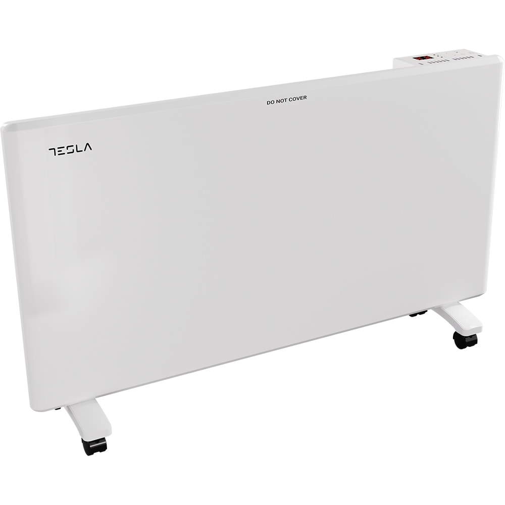 Convector electric de podea TESLA PC501WD, 3 trepte putere, 2000W, protectie supraincalzire, alb