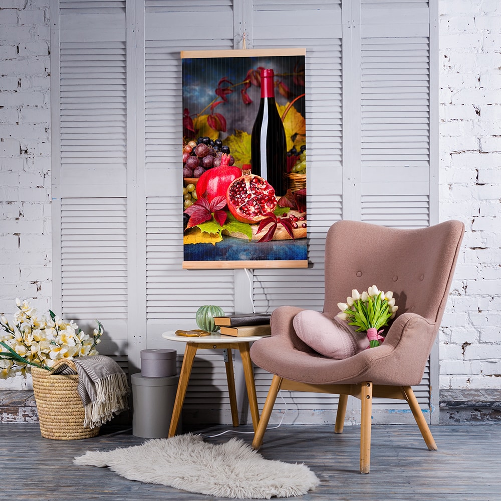 Panou radiant de perete TRIO Wine, 2 trepte de putere, 420W, multicolor