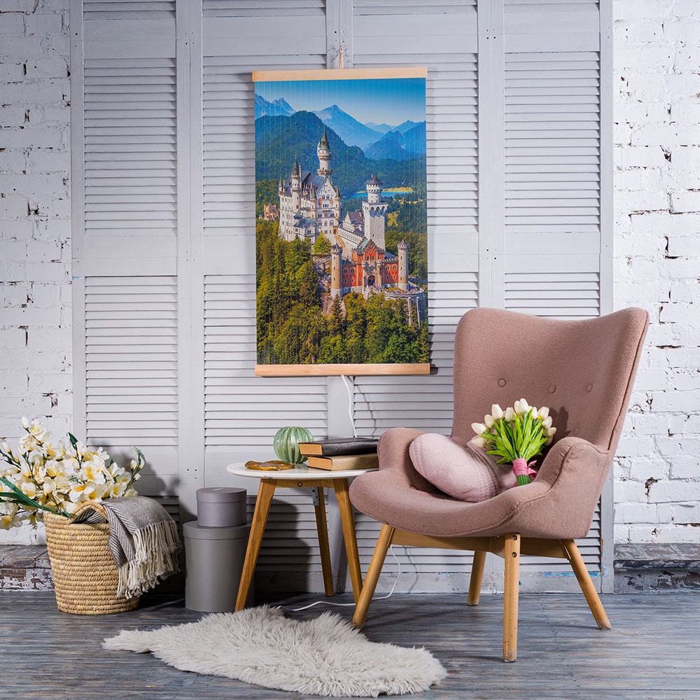 Panou radiant de perete TRIO Castle, 2 trepte de putere, 420W, multicolor