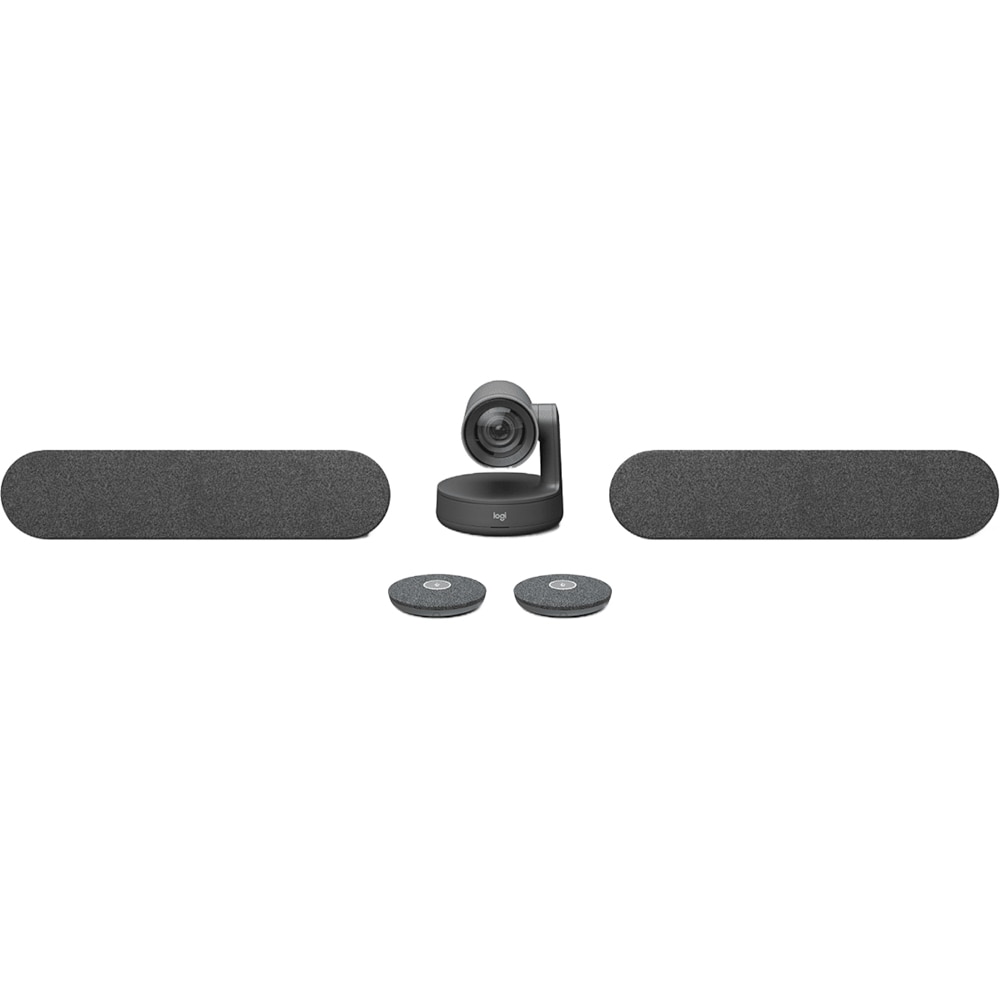 Camera Web LOGITECH Rally Plus, 4K Ultra HD 3840 x 2160p, negru