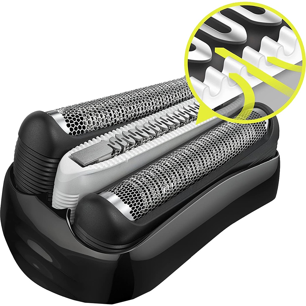 Aparat de ras BRAUN Series 3 3000s, acumulator, autonomie 45 min, MicroComb, negru